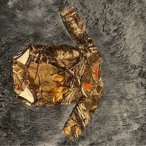 Camo Long Sleeve Baby Onesie